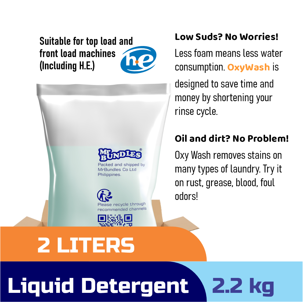 OXY Wash Detergent with Baking Soda